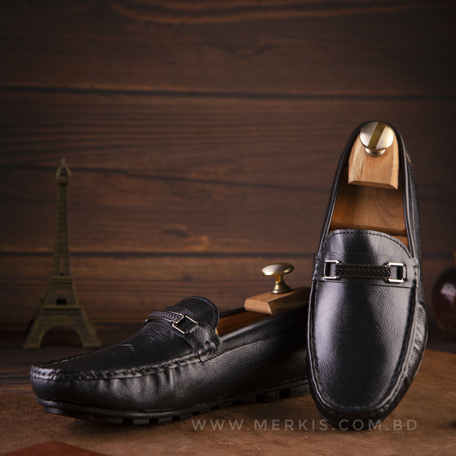 Modern Black Loafer For Men | Savor the Style | Merkis