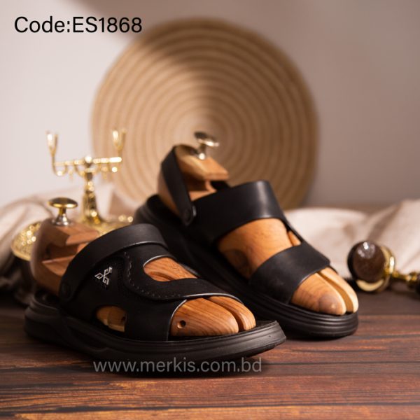 black belt sandal for men