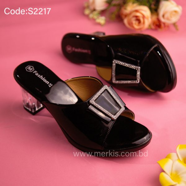 box heel sandal black price