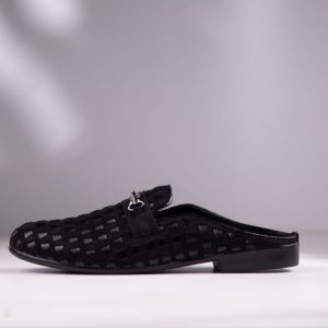 Black Half Loafer Shoes