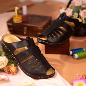 Black Platform Sandals for Women