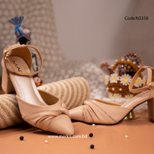 Trendy Beige Color Heels for Women