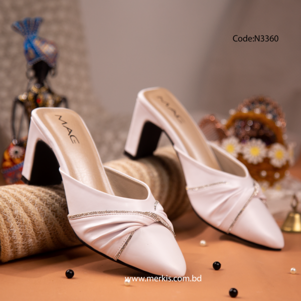 New Stylish White Heels for Women