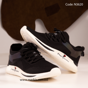 Men's Comfortable Black Sneaker