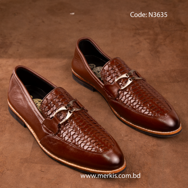 Brown Tassel Loafer for Men BD