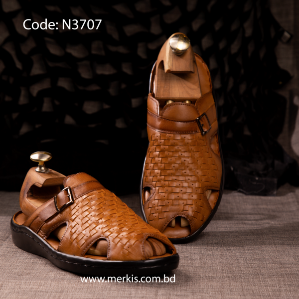 Genuine Leather Men Sandals