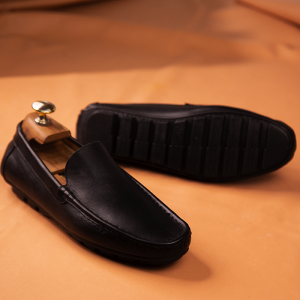 Black Leather Loafers for Men in Bangladesh