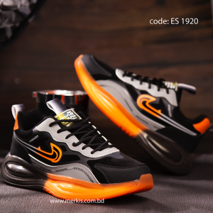 Black Orange Sneakers for Men BD