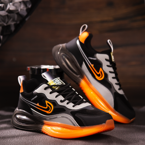 Black Orange Sneakers for Men BD