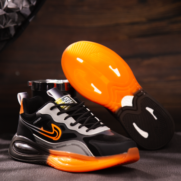 Black Orange Sneakers for Men BD