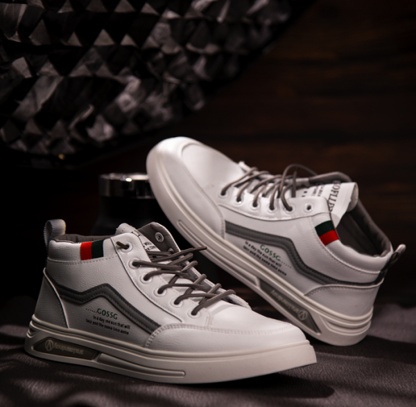 Best Selling High Neck White Sneaker