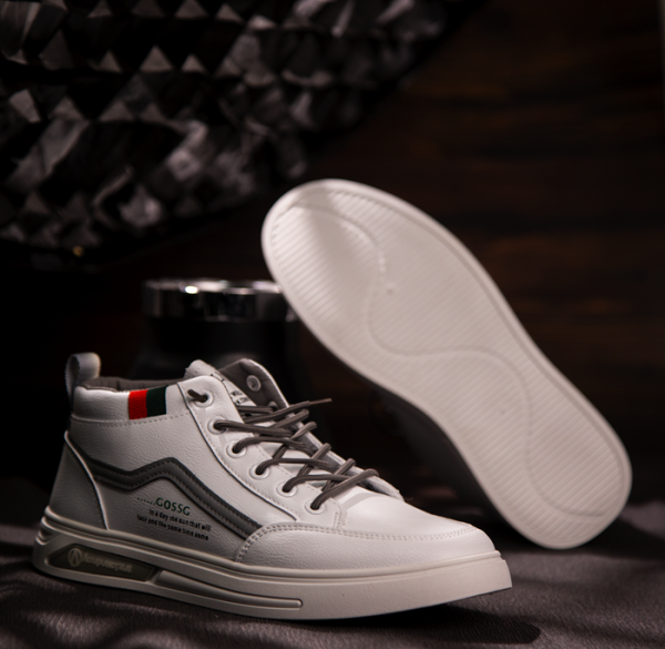 Best Selling High Neck White Sneaker