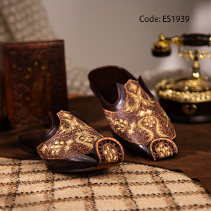 Royal Embroidered Leather Sandal