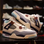 Stylish Air Jordan Retro 4 Legend Blue 1:1 Grade Men’s Sneaker