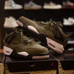 Premium Men’s  Air Jordan 4 Retro Craft Olive 1:1 Grade in BD