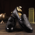 New Black Tassel Loafer For Men