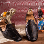 Genuine leather black kolhapuri sandals for men bd