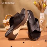 S2292 | Comfortable Open Toe Slip Shoes | Women's Wedge