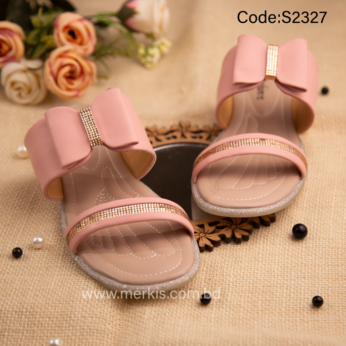 S2327 | Casual Pink Sandal For Women | Comfy Footwear