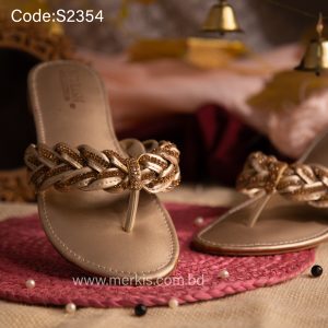 S2354 | Latest Pakistani Bridal Slippers | Online BD