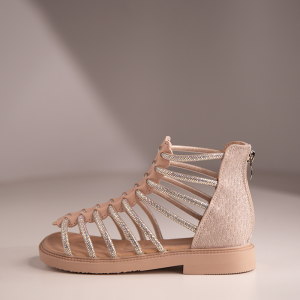 Awesome designable Semi heel sandals for girls bd