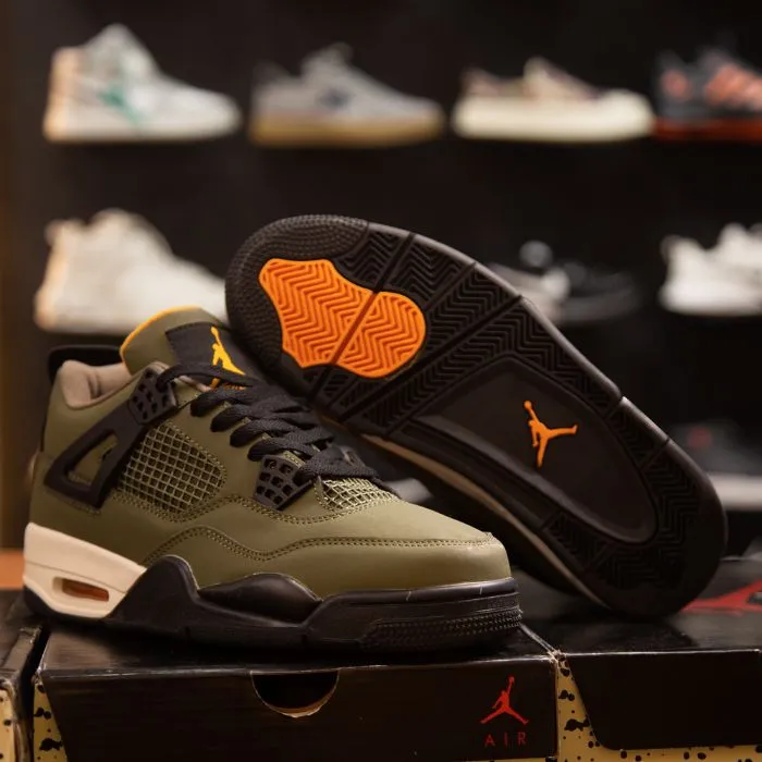 Premium Nike Air Jordan 4 Retro Army Green 1:1 Grade Men’s Sneaker - Image 2