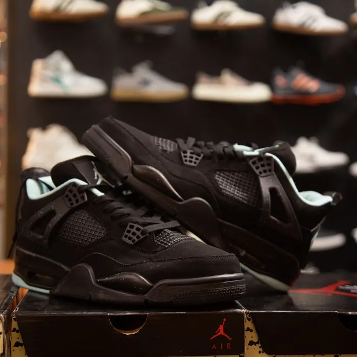 Trendy Men’s Sneaker Nike Air Jordan 4 Retro Black Teal 1:1 Grade BD