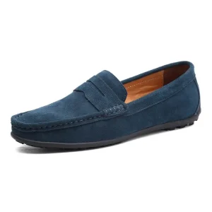 Elegant Suede Penny Loafer For Men