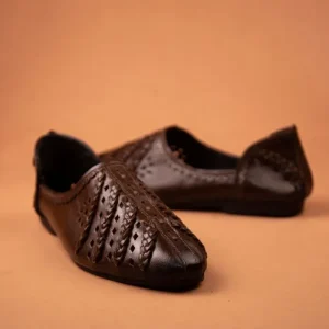 Dark Brown Kolapuri Sandal For Men