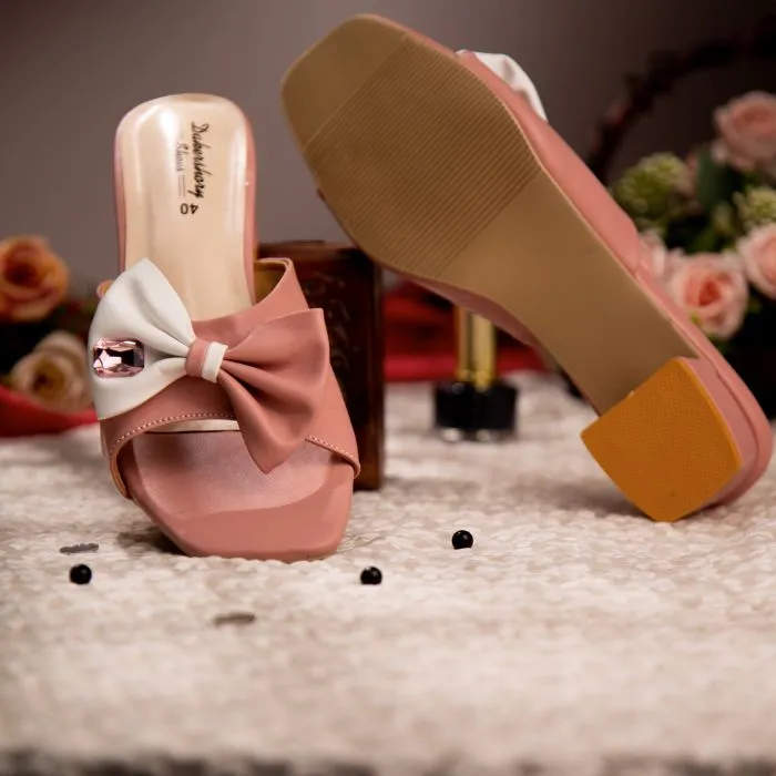 Stylish Block Heel Ladies Mule Sandal