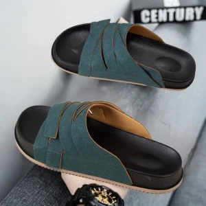 Casual Cross Strap Comfort Slide Sandals For Men