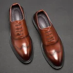 Premium Oxford Brogue Formal Shoes For Men