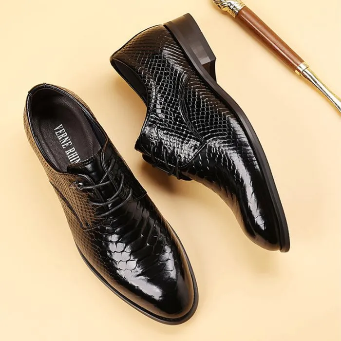 High Quality Black Trendy Formal Shoes for Men