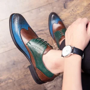 Premium Wingtip Brogue Formal Shoes For Men