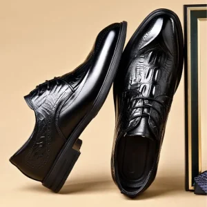 Lightweight Black Formal Shoes For Men