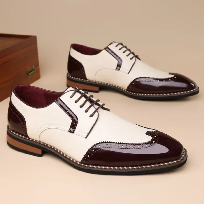 Brogue Derby Dress Shoes For Men