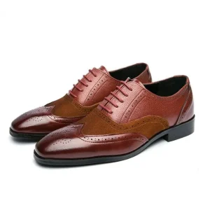 Exclusive Brogue Oxford Dress Shoes for Men