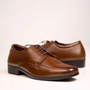 Best Genuine Leather Mixed Texture Plain Toe Derby Dress Shoes