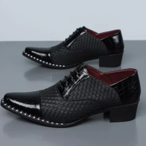 Premium Woven Pattern Formal Shoes for Men