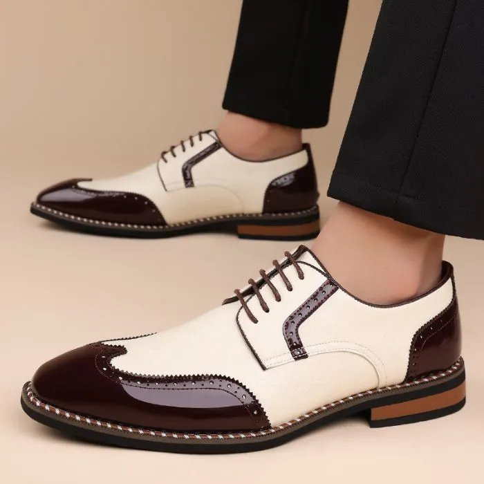 Brogue Derby Dress Shoes For Men