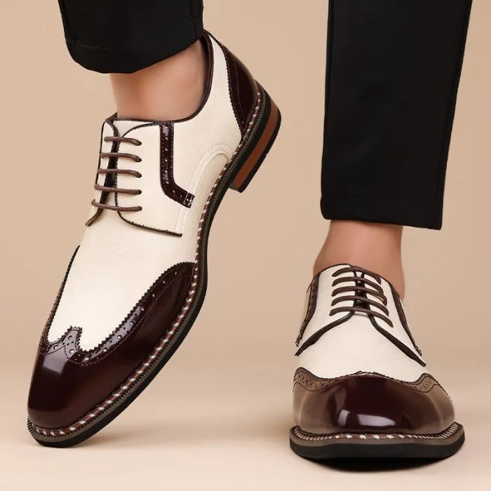 Brogue Derby Dress Shoes For Men