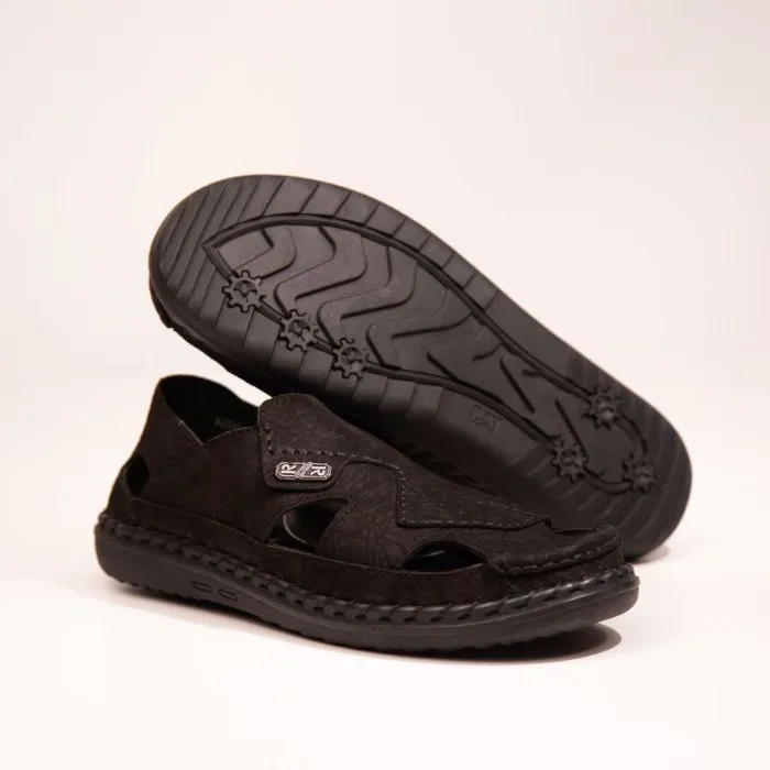 Comfortable Genuine Leather Slip On Casual Sandal Shoes