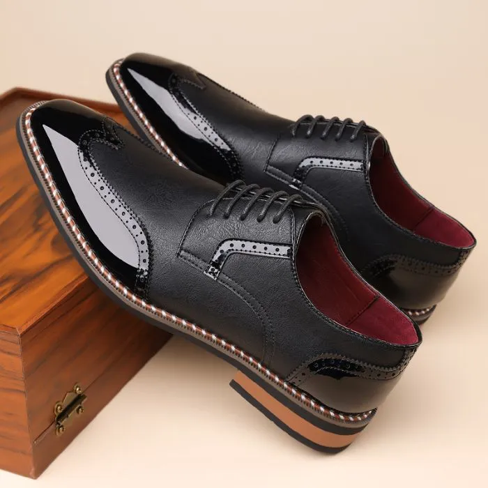 Premium Stylish Brogue Derby Dress Shoes For Men