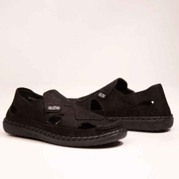 Comfortable Genuine Leather Slip On Casual Sandal Shoes