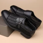Breathable Single Monk Strap Dress Shoes