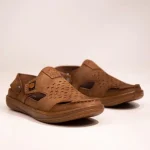 Premium Genuine Leather Slip On Casual Sandal Shoes