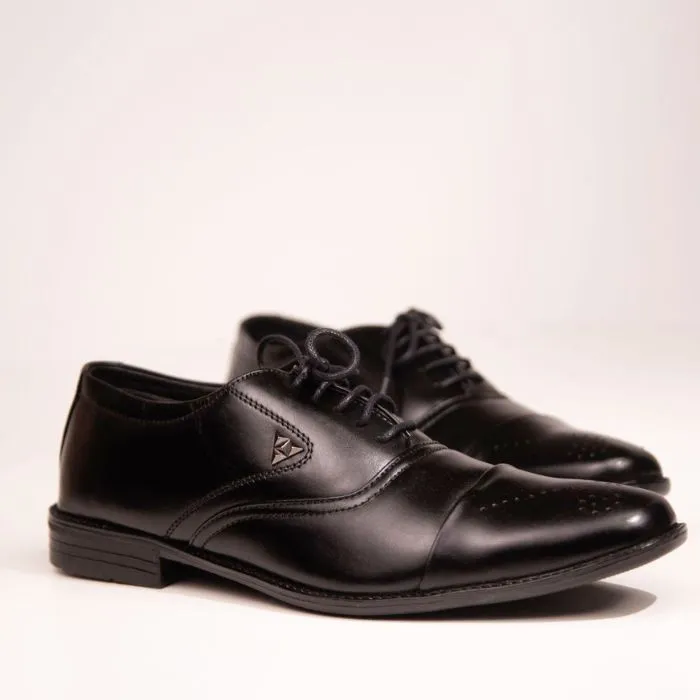 Premium Genuine Leather Cap Toe Oxford Dress Shoes