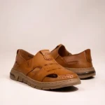 Genuine Leather Slip On Casual Sandal Shoes For Men