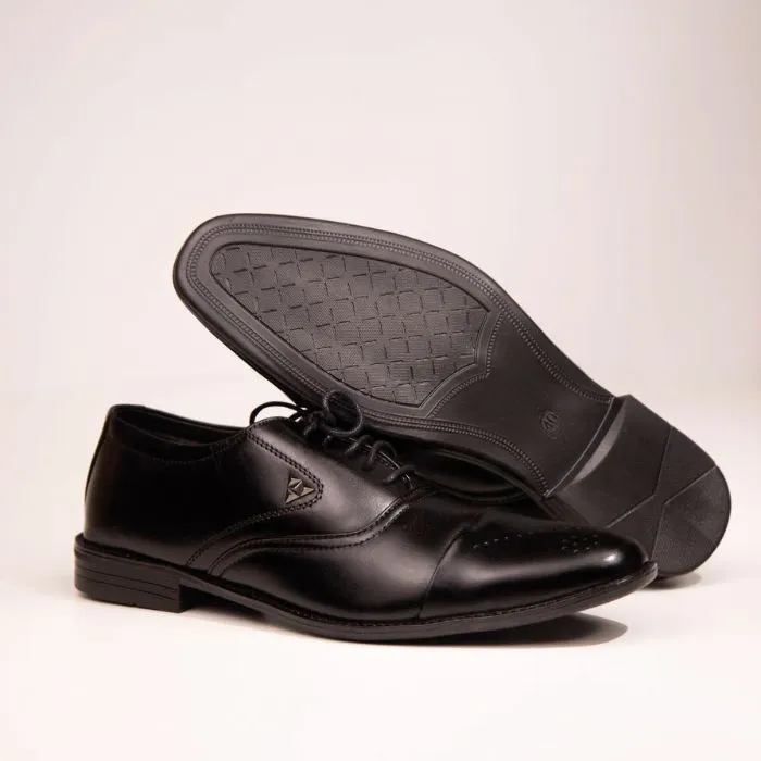 Premium Genuine Leather Cap Toe Oxford Dress Shoes